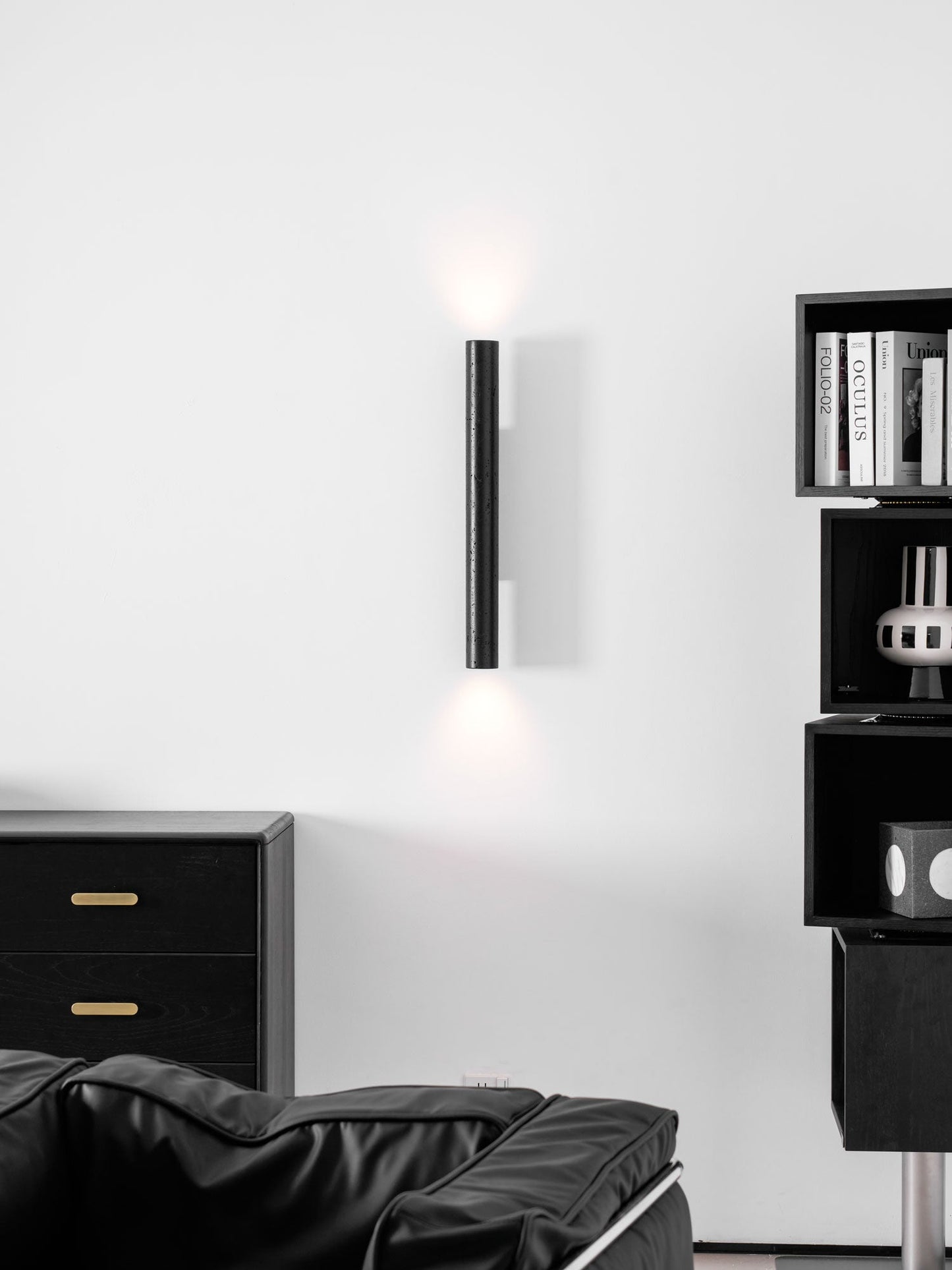 Volcanic Noir Wall Sconce