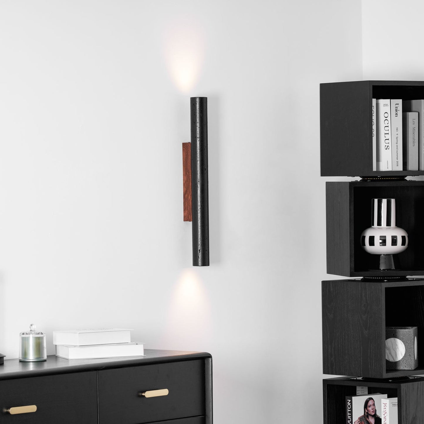 Volcanic Noir Wall Sconce