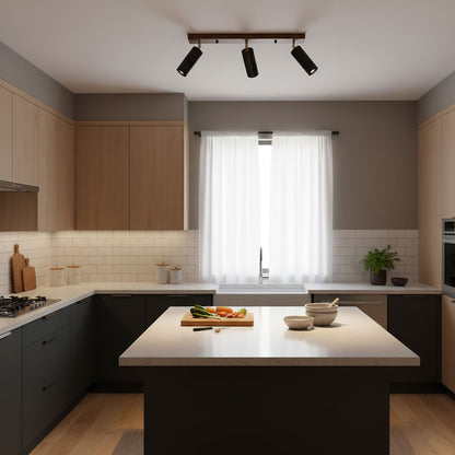 Volcanic Wood Trio Ceiling Spot