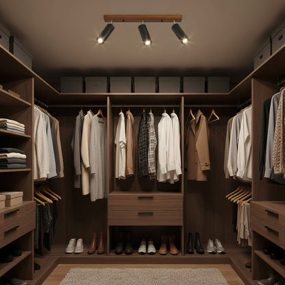 Volcanic Wood Trio Ceiling Spot