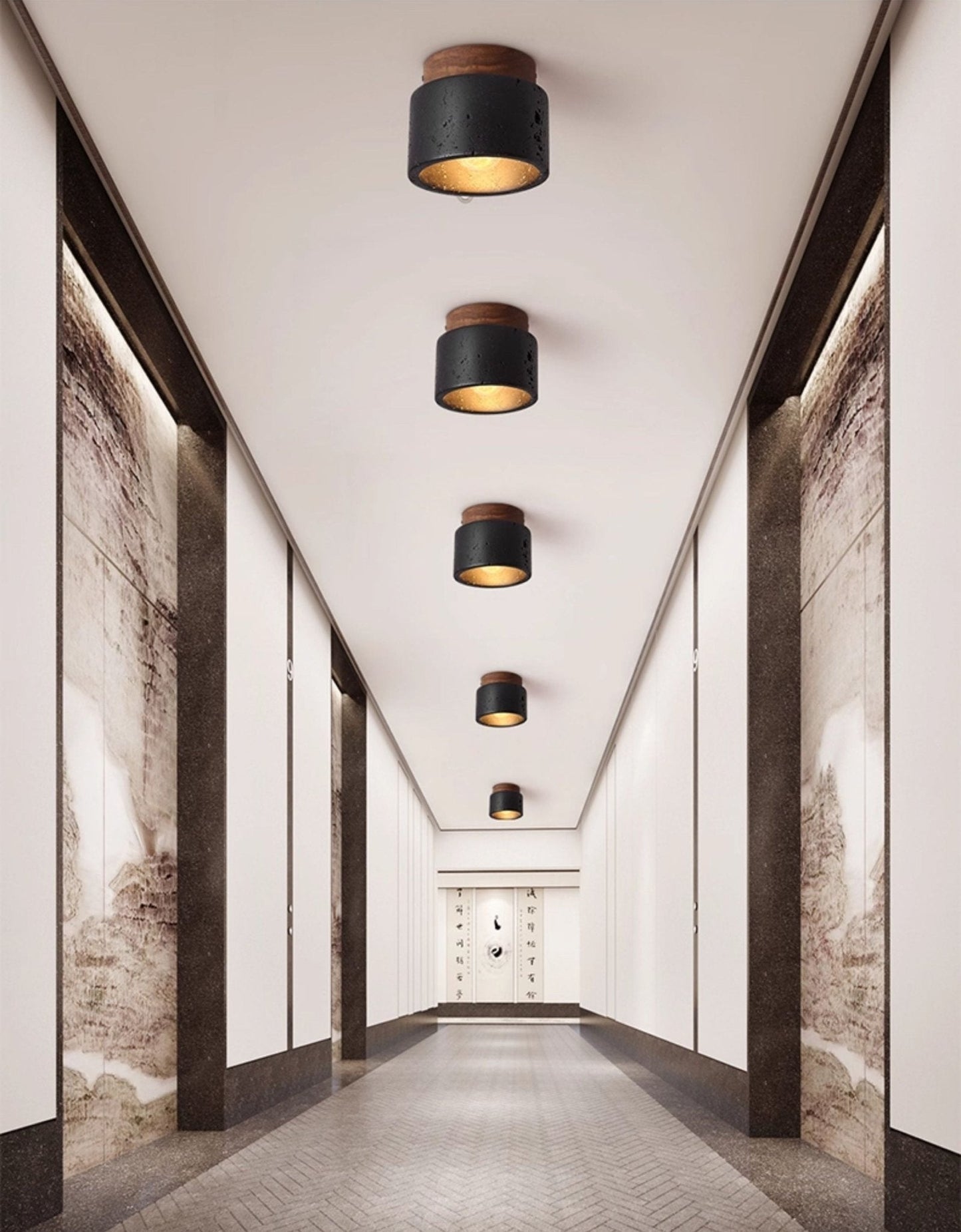 Volcanic Glow Ceiling Light