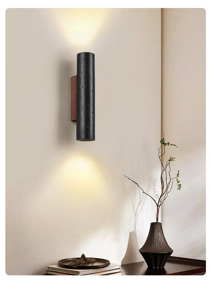 Volcanic Noir Wall Sconce