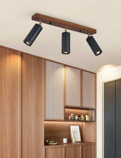 Volcanic Wood Trio Ceiling Spot