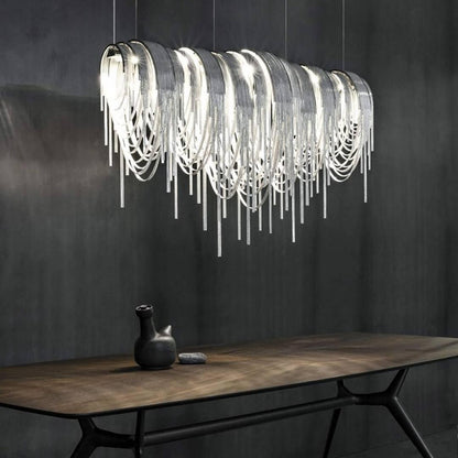 Length Chains Crown Chandelier