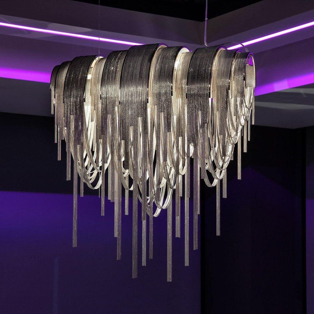 Length Chains Crown Chandelier