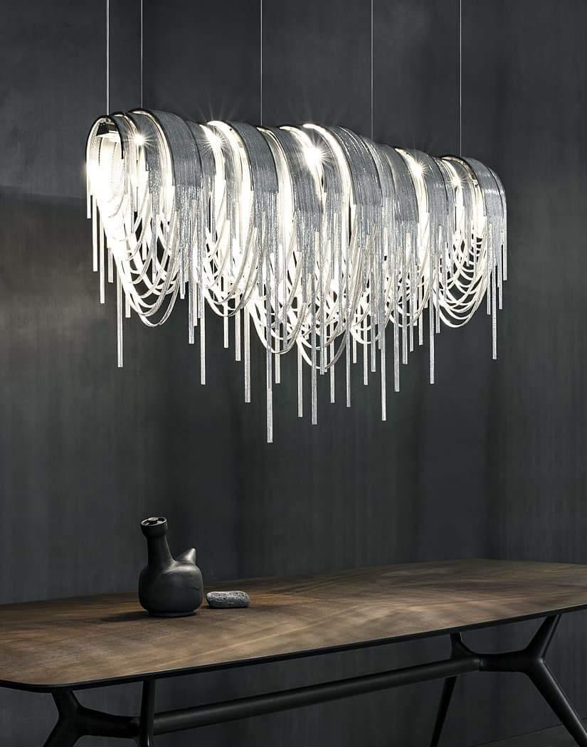 Length Chains Crown Chandelier