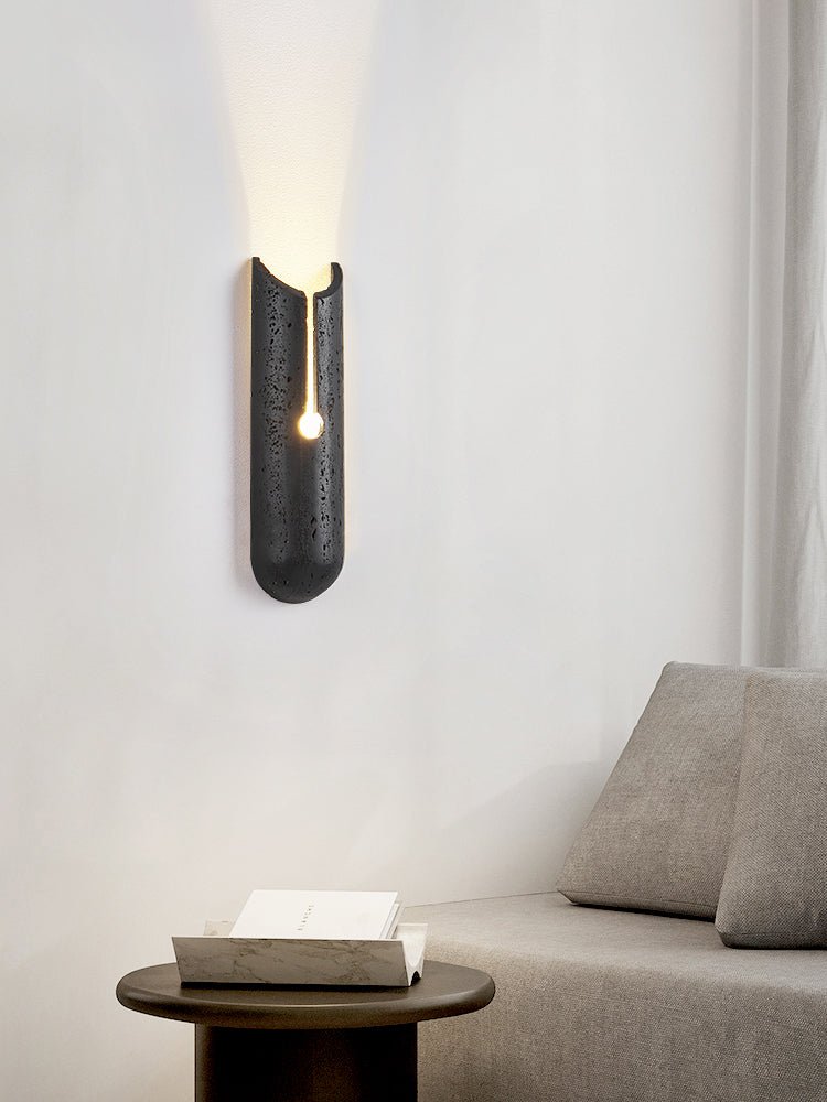 Vulca Split Stone Wall Light