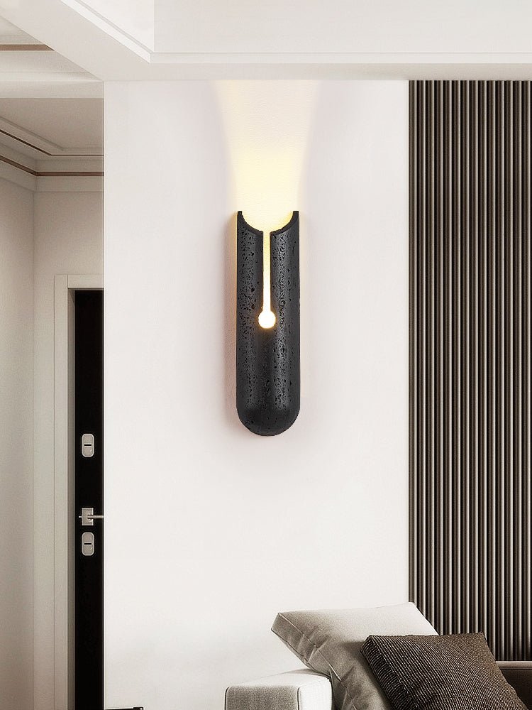 Vulca Split Stone Wall Light