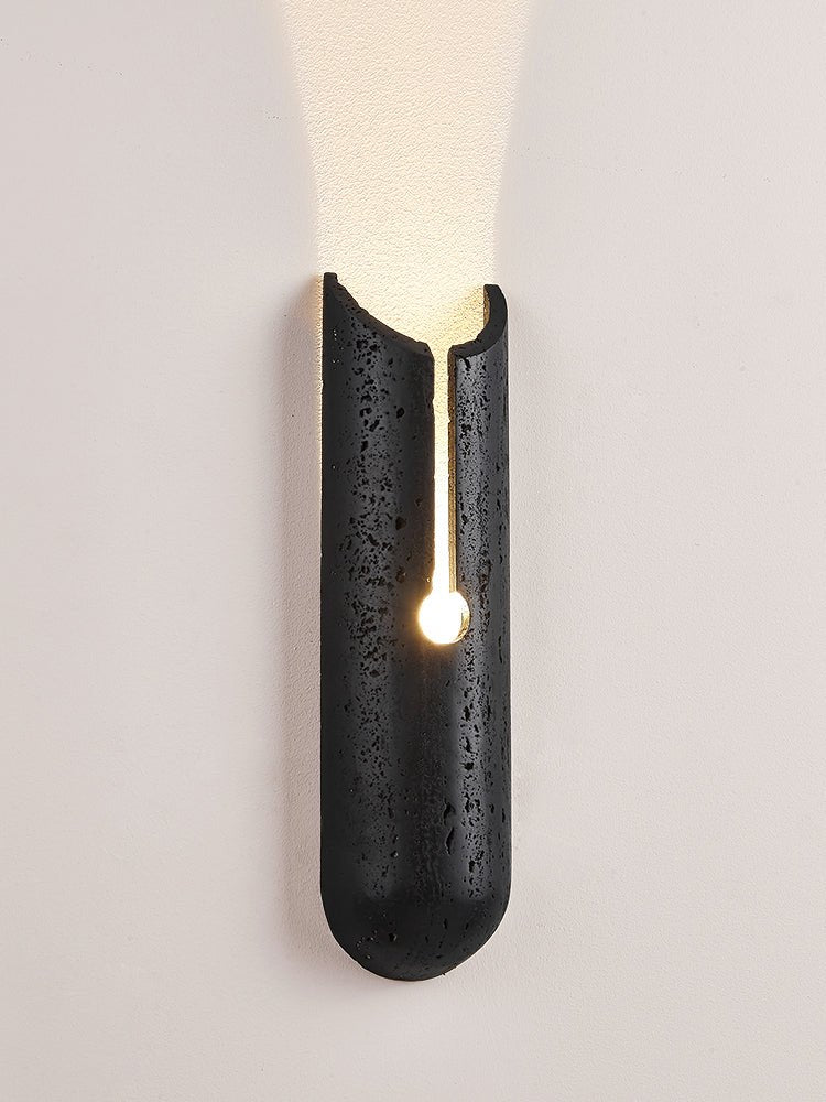 Vulca Split Stone Wall Light