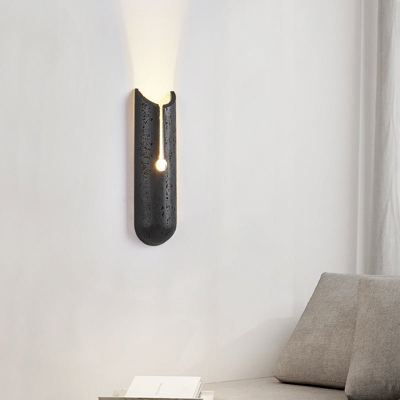 Vulca Split Stone Wall Light