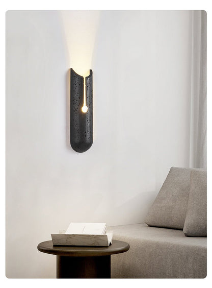 Vulca Split Stone Wall Light