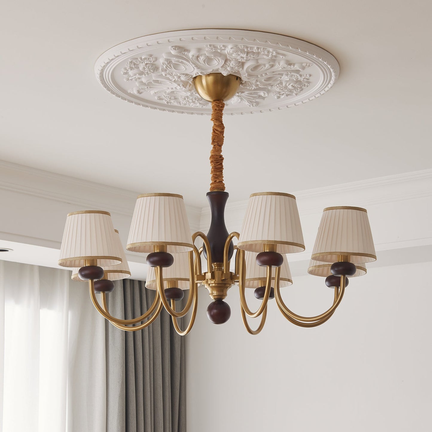 Walden Pleat Chandelier