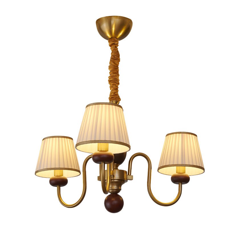 Walden Pleat Chandelier