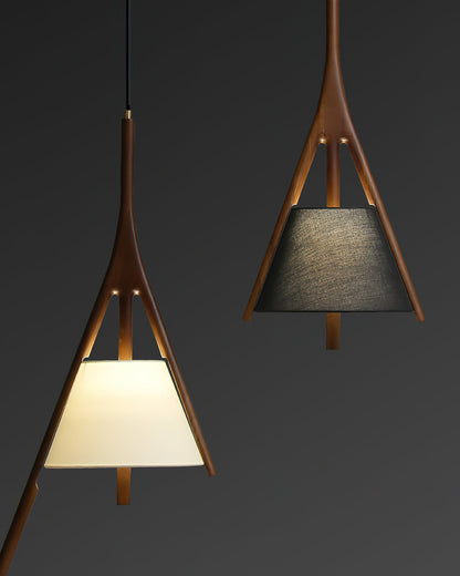 Nanzhi Wood Droplight Pendant Lamp