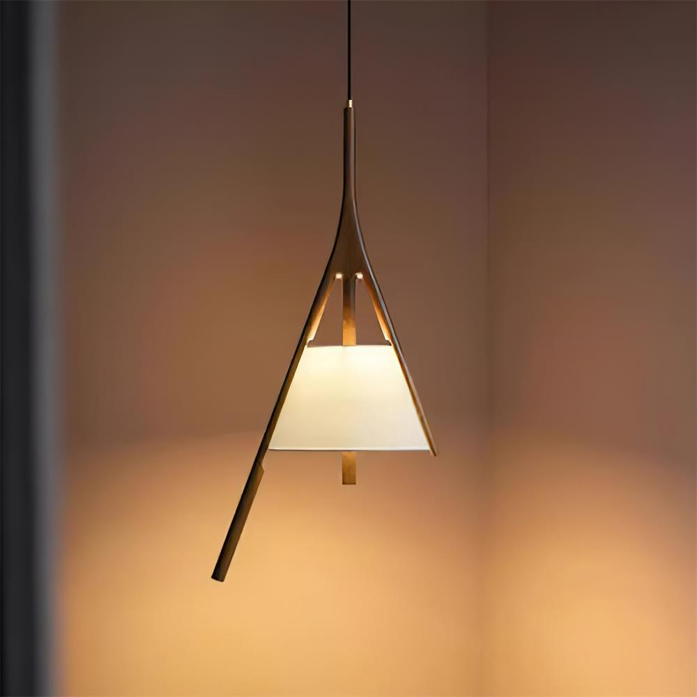 Nanzhi Wood Droplight Pendant Lamp