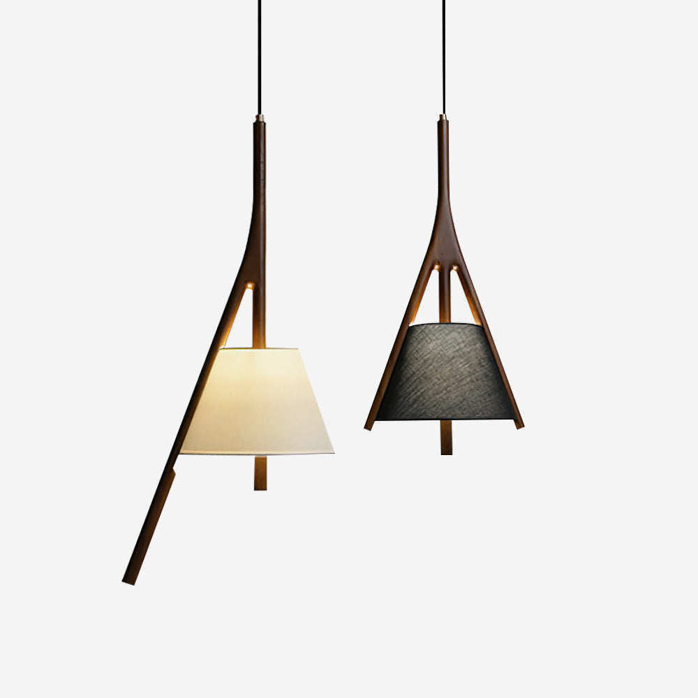 Nanzhi Wood Droplight Pendant Lamp