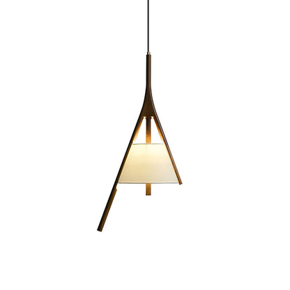 Nanzhi Wood Droplight Pendant Lamp