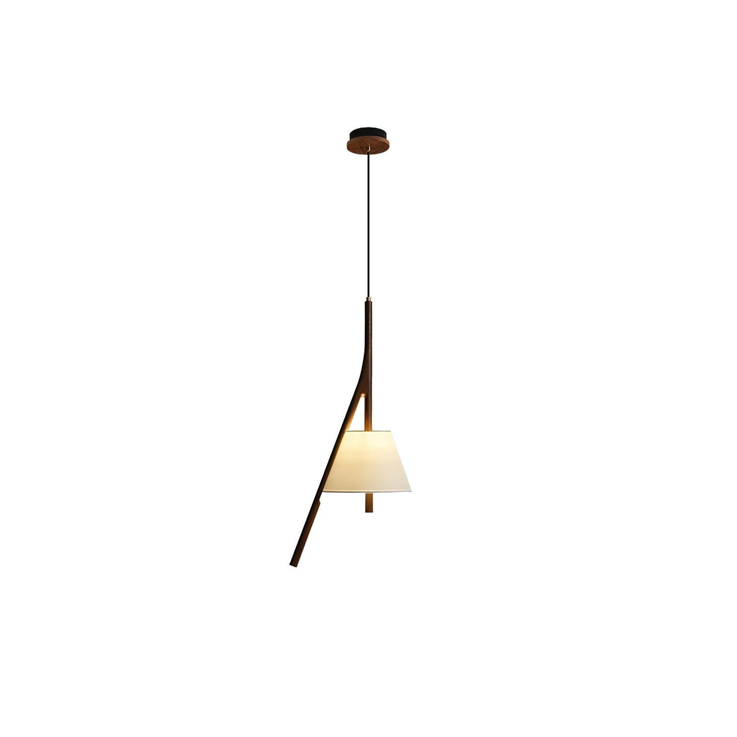 Nanzhi Wood Droplight Pendant Lamp