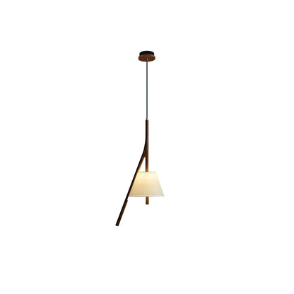 Nanzhi Wood Droplight Pendant Lamp