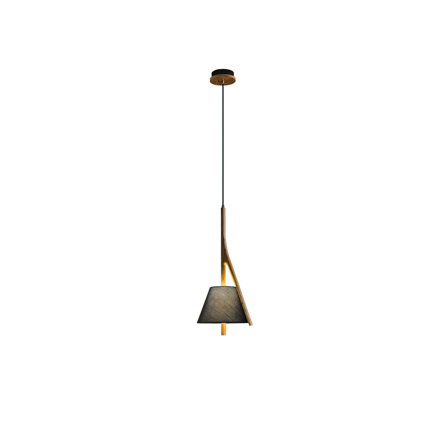 Nanzhi Wood Droplight Pendant Lamp