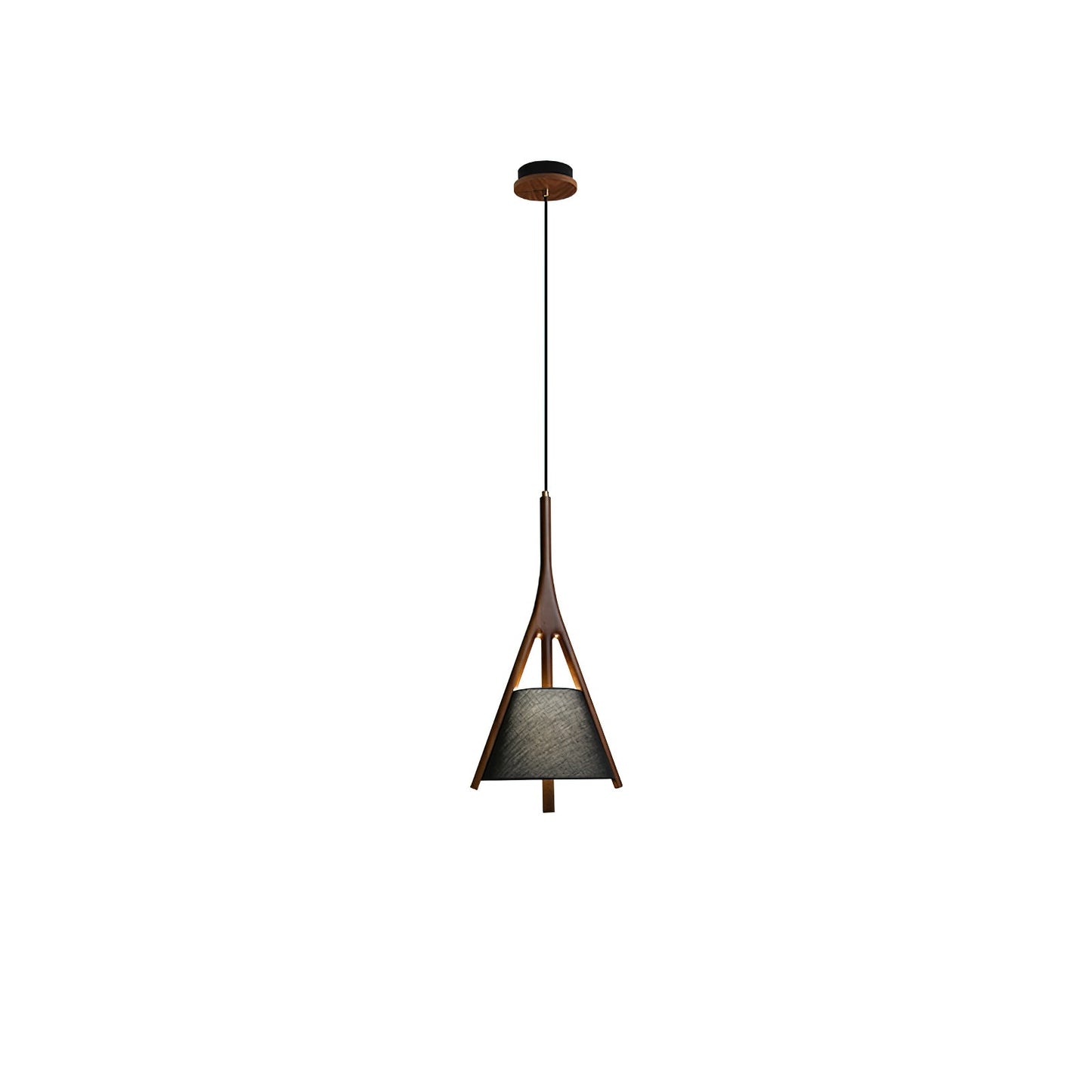 Nanzhi Wood Droplight Pendant Lamp