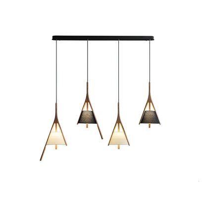 Nanzhi Wood Droplight Pendant Lamp