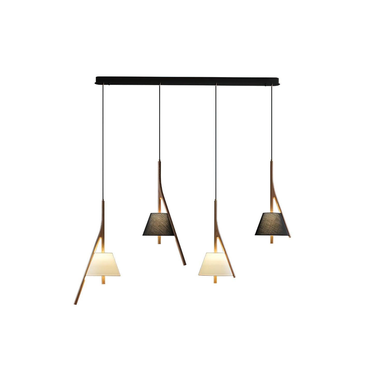 Nanzhi Wood Droplight Pendant Lamp