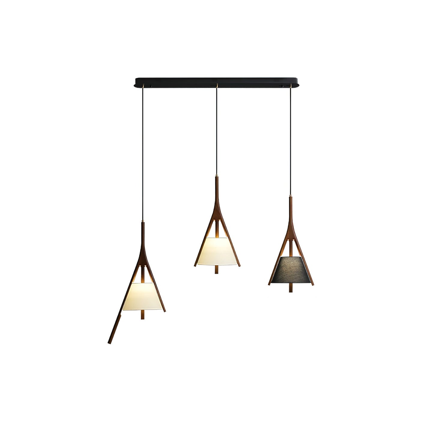 Nanzhi Wood Droplight Pendant Lamp