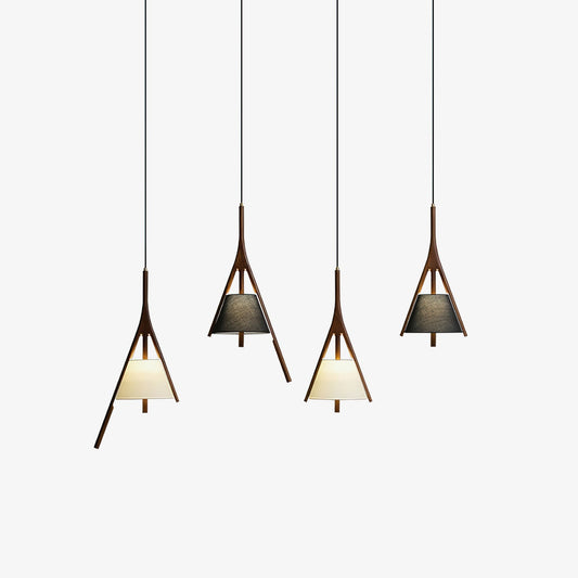 Nanzhi Wood Droplight Pendant Lamp