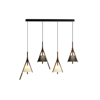 Nanzhi Wood Droplight Pendant Lamp