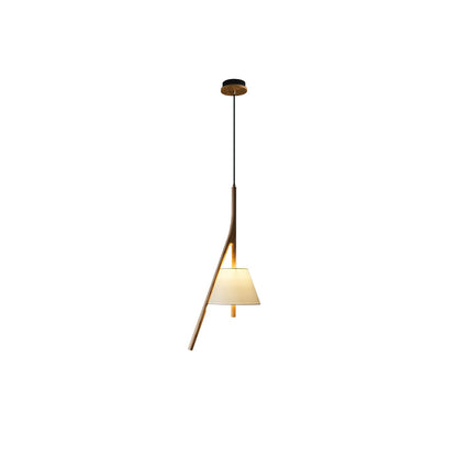 Nanzhi Wood Droplight Pendant Lamp