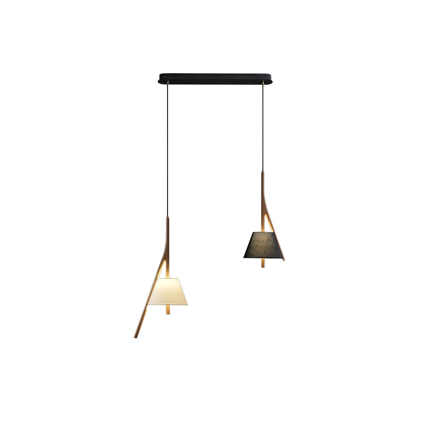 Nanzhi Wood Droplight Pendant Lamp