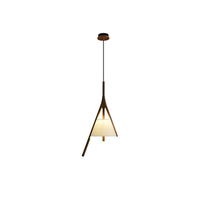 Nanzhi Wood Droplight Pendant Lamp