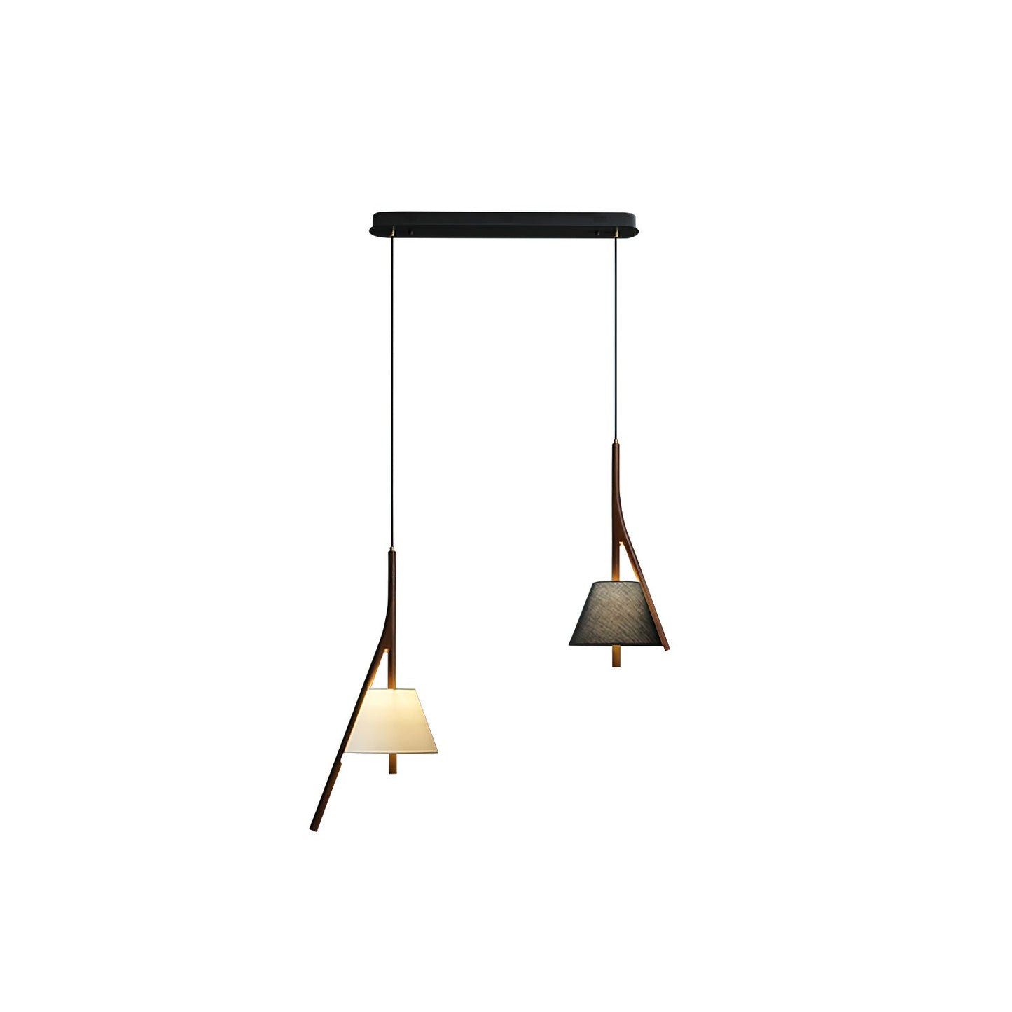 Nanzhi Wood Droplight Pendant Lamp