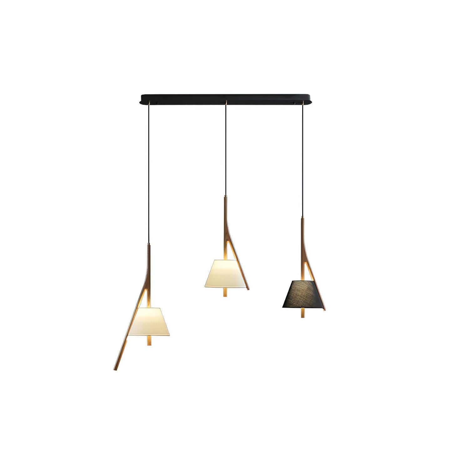 Nanzhi Wood Droplight Pendant Lamp