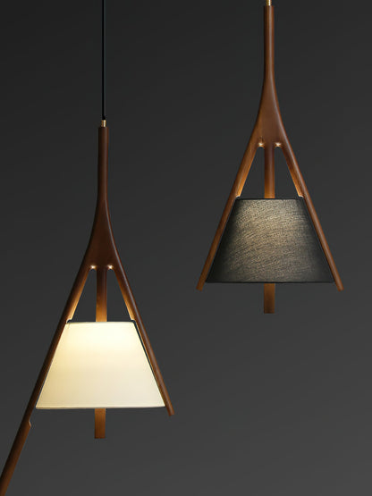 Nanzhi Wood Droplight Pendant Lamp