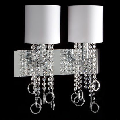 Modern Crystal White Wall Light