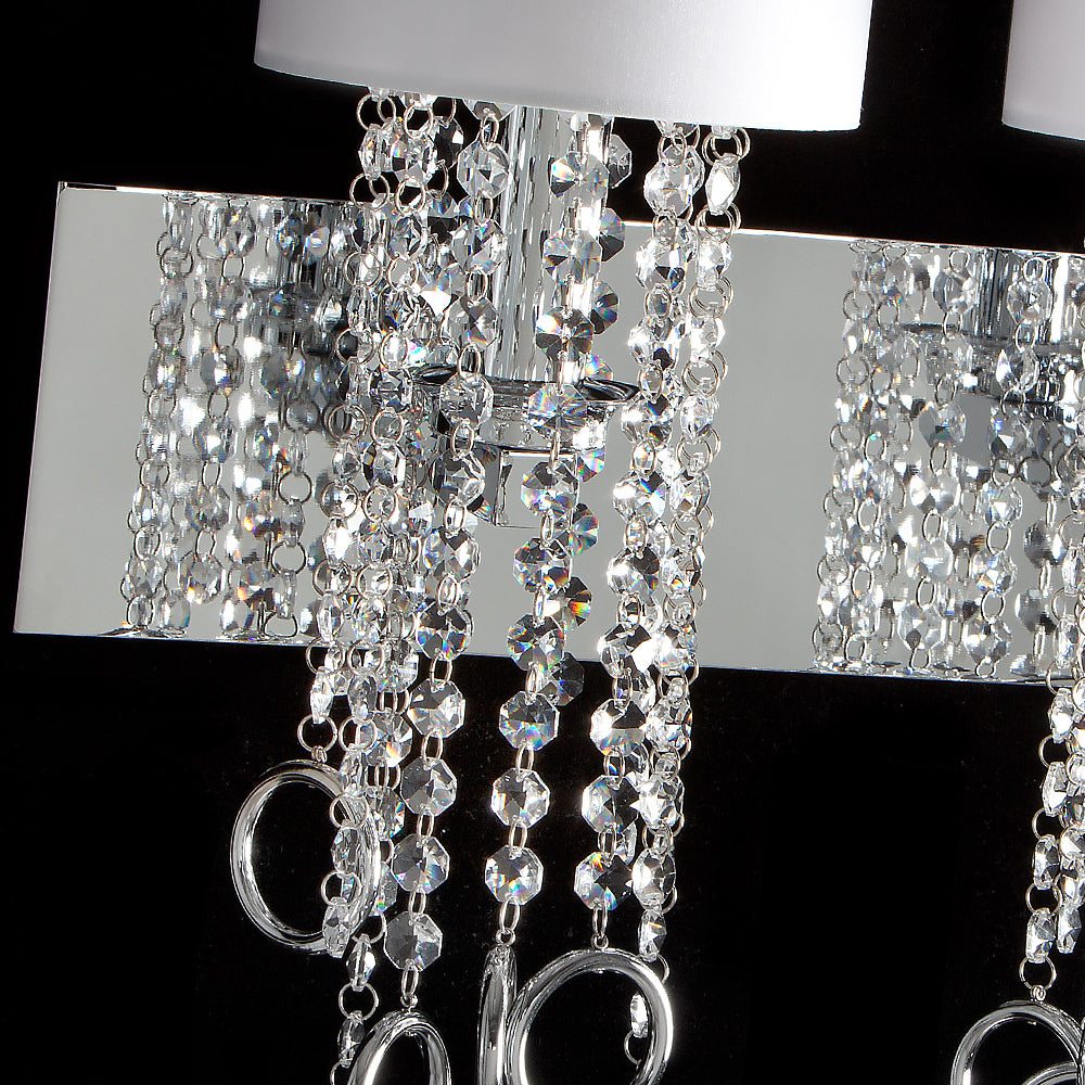 Modern Crystal White Wall Light