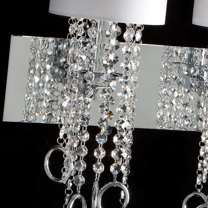 Modern Crystal White Wall Light