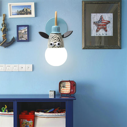 Cartoon Animal Kids Wall Lamp