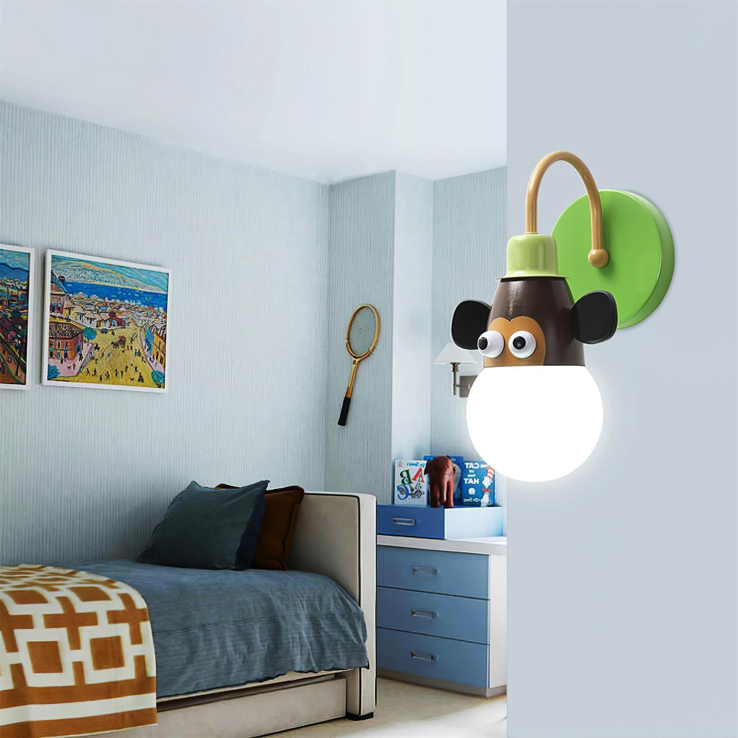 Cartoon Animal Kids Wall Lamp