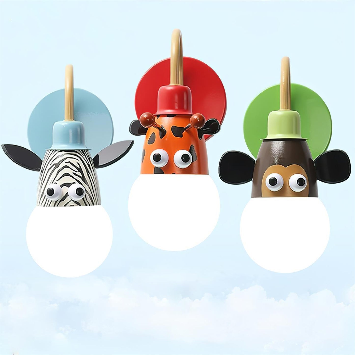 Cartoon Animal Kids Wall Lamp