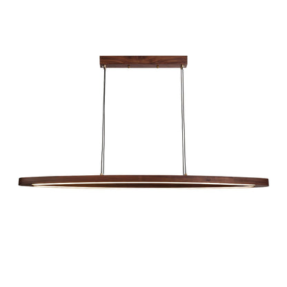 Walnut Arc Linear Ceiling light fitting Pendant Lamp