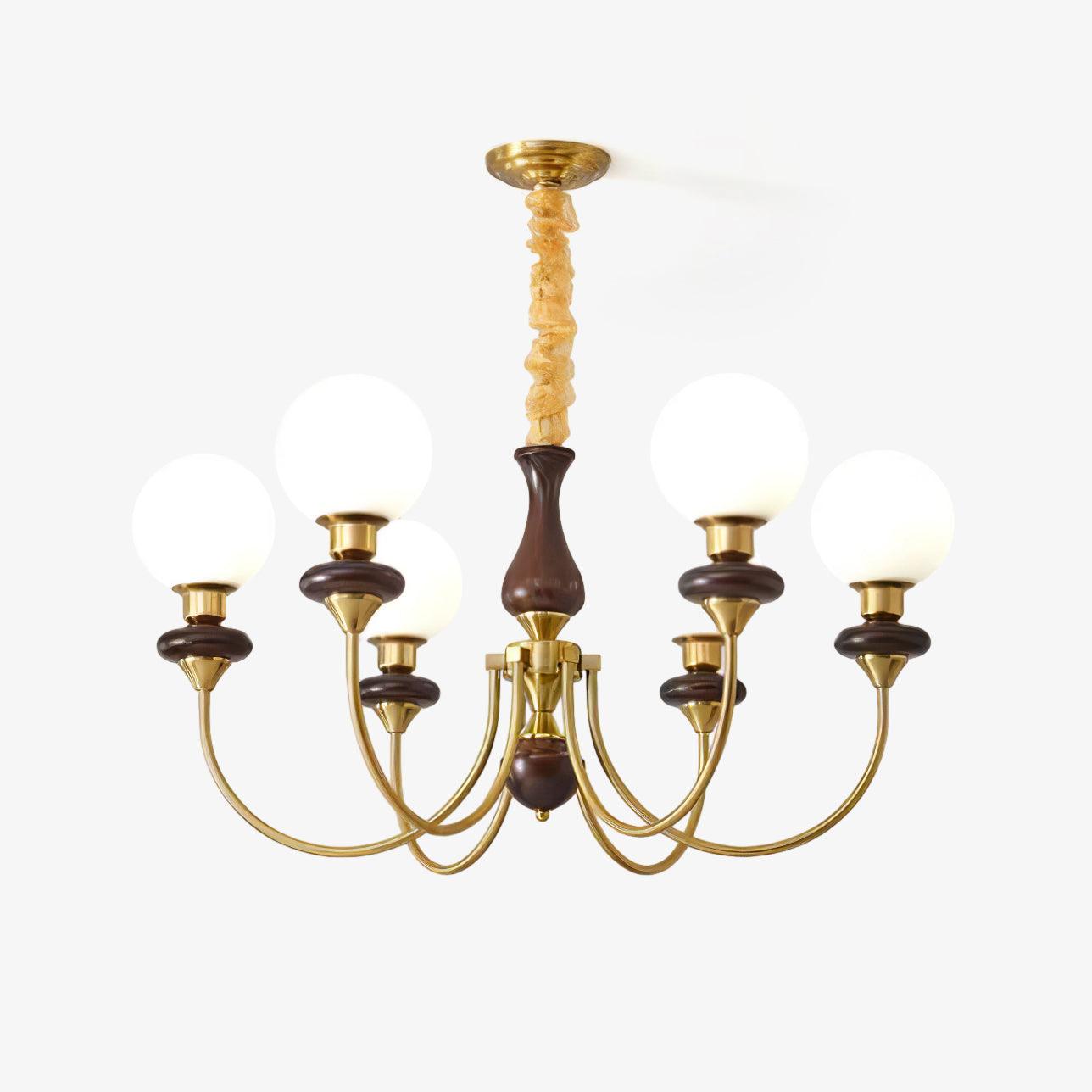 Retro Monique Gasolier Chandelier