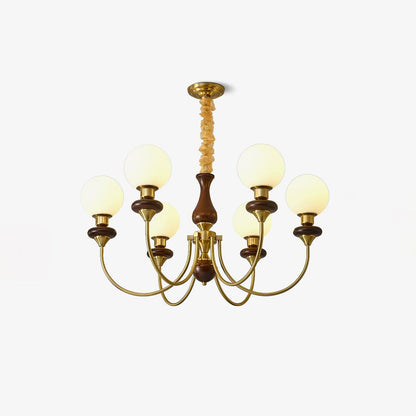 Retro Monique Gasolier Chandelier