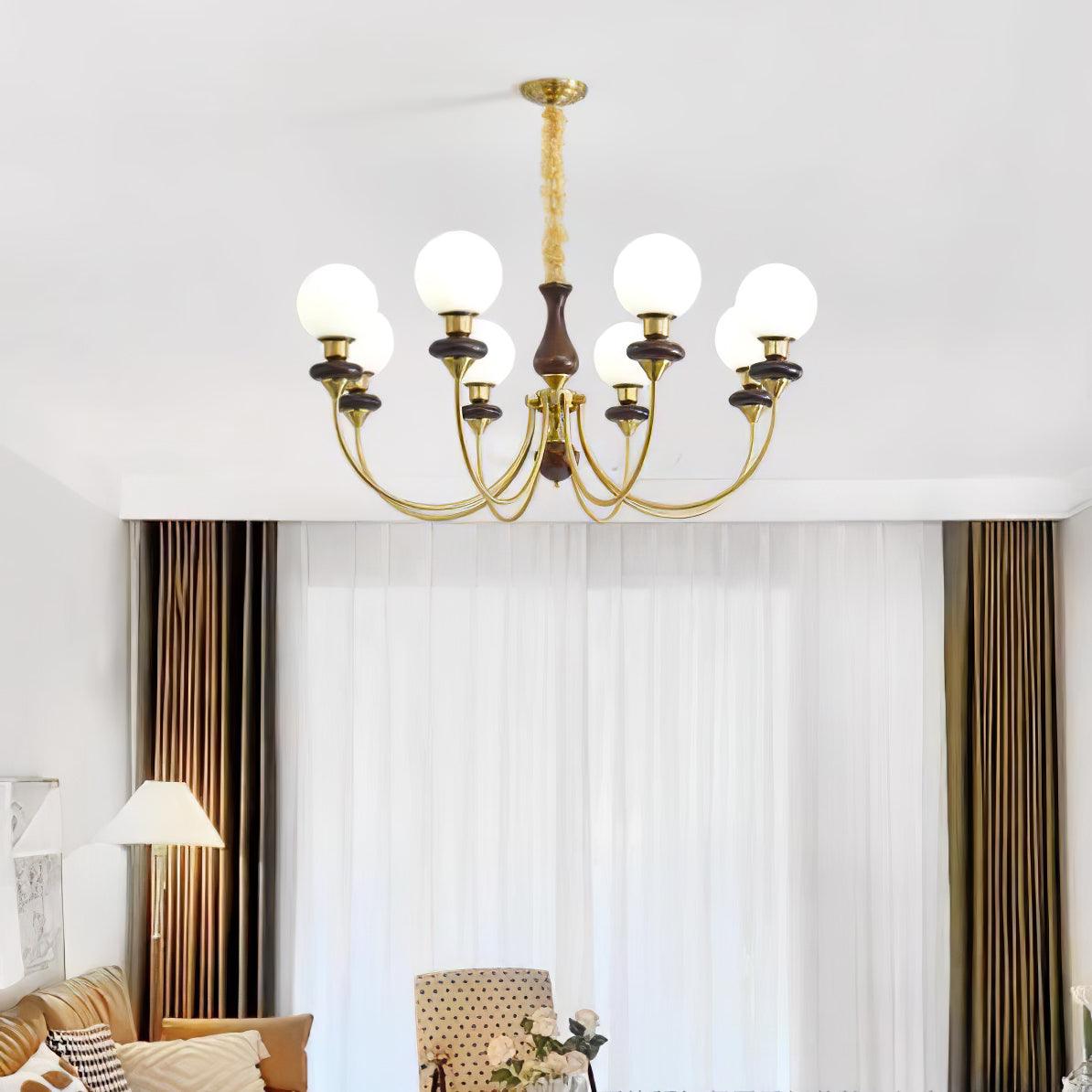 Retro Monique Gasolier Chandelier