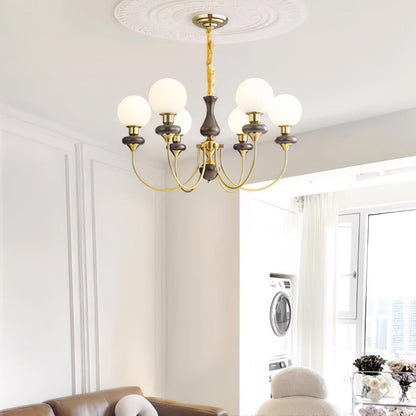 Retro Monique Gasolier Chandelier