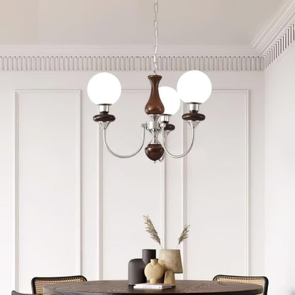 Retro Monique Gasolier Chandelier