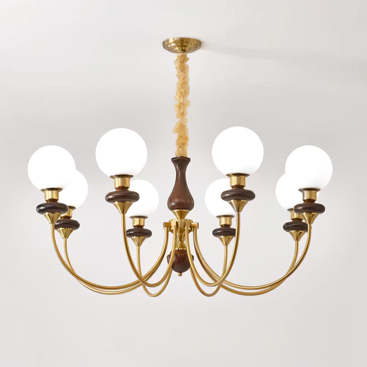 Retro Monique Gasolier Chandelier