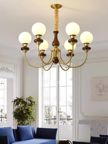 Retro Monique Gasolier Chandelier